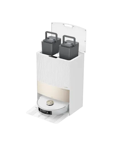 Aspirator Robot Dreame L20 Ultra Complete, Alb