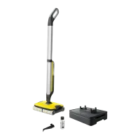 Mop electric Karcher FC 7 Cordless, Galben