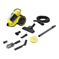 Aspirator Karcher VC 3 Plus, Galben | Negru
