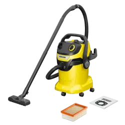 Aspirator Karcher WD 5 V-25/6/22 1.628-300.0, Galben | Negru