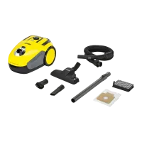 Aspirator Karcher VC 2, Galben | Negru