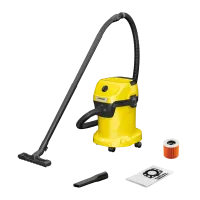 Aspirator Karcher WD 3, Galben