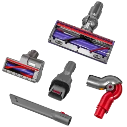 Aspirator Vertical Dyson V10 EXTRA, Nichel Negru | Fucsie