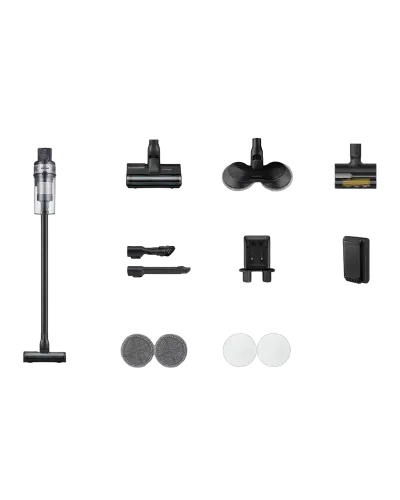 Aspirator Vertical Samsung Jet 75, Negru | Argintiu