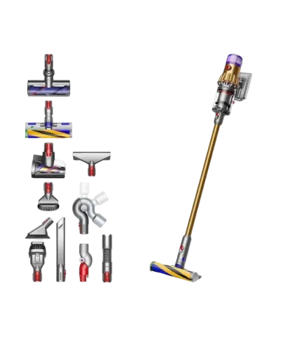 Aspirator Vertical Dyson V12 Detect Slim Absolute Plus, Argintiu