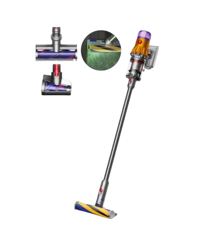 Aspirator Vertical Dyson V12 Detect Slim Absolute Plus, Argintiu