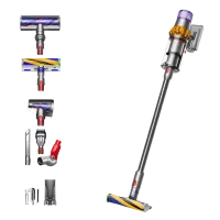 Aspirator Vertical Dyson V15 Detect, Nichel | Galben