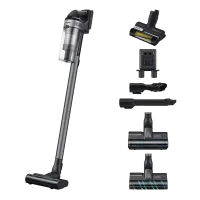 Aspirator Vertical Samsung Jet 75E Complete, Negru | Argintiu