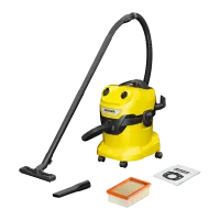 Aspirator Karcher WD 4 V-20/5/22, Galben | Negru