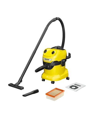 Aspirator Karcher WD 4 V-20/5/22, Galben | Negru