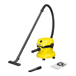 Aspirator Karcher WD 2 Plus V-12/4/18 + Filtre-saci KFI 357, Galben