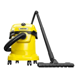Aspirator Karcher WD 2 Plus V-12/4/18 + Filtre-saci KFI 357, Galben