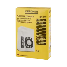 Aspirator Karcher 1.628-122.01 WD 3 V-15/6/20 + Filtre-saci KFI 357, Galben